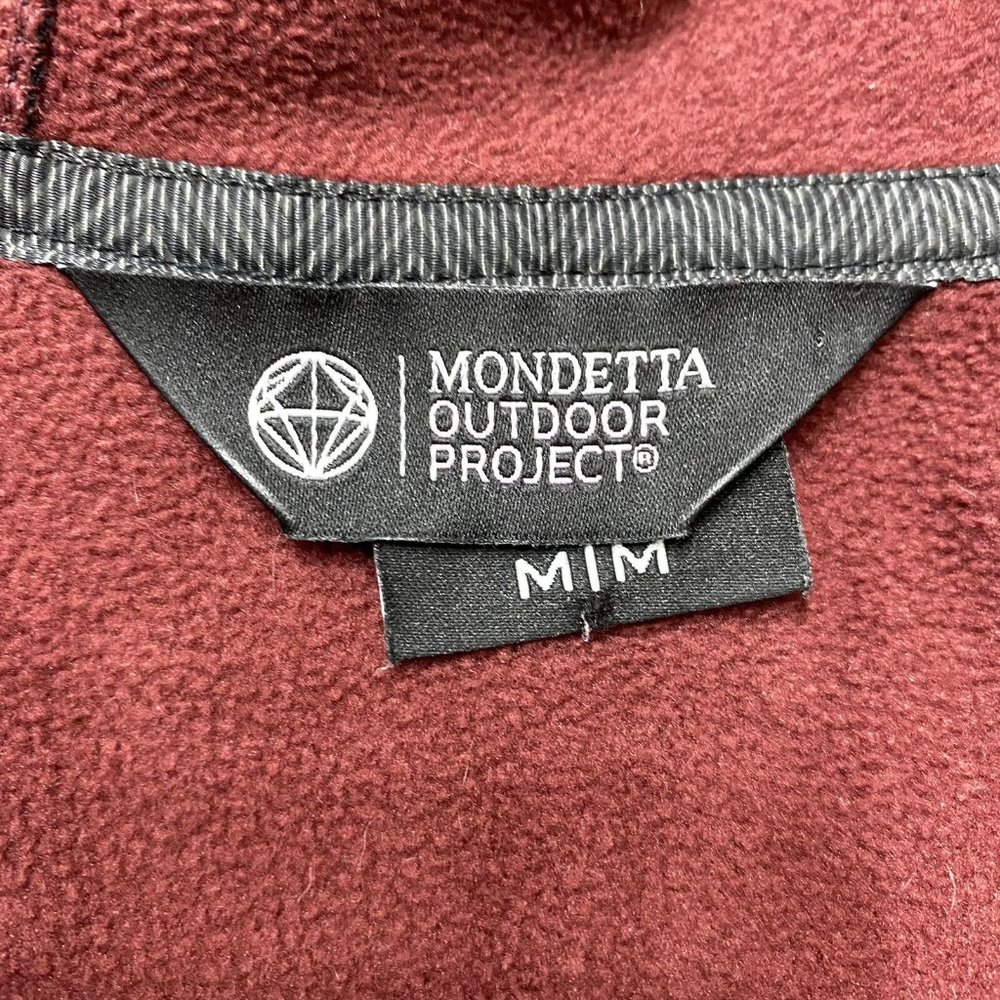 MONDETTA Full Zip Up Long Sleeve Black Hooded Jacket Women's Size Medium - Picture 6 of 12